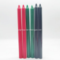 10 Inch Dripness Colors Stick Taper Candle